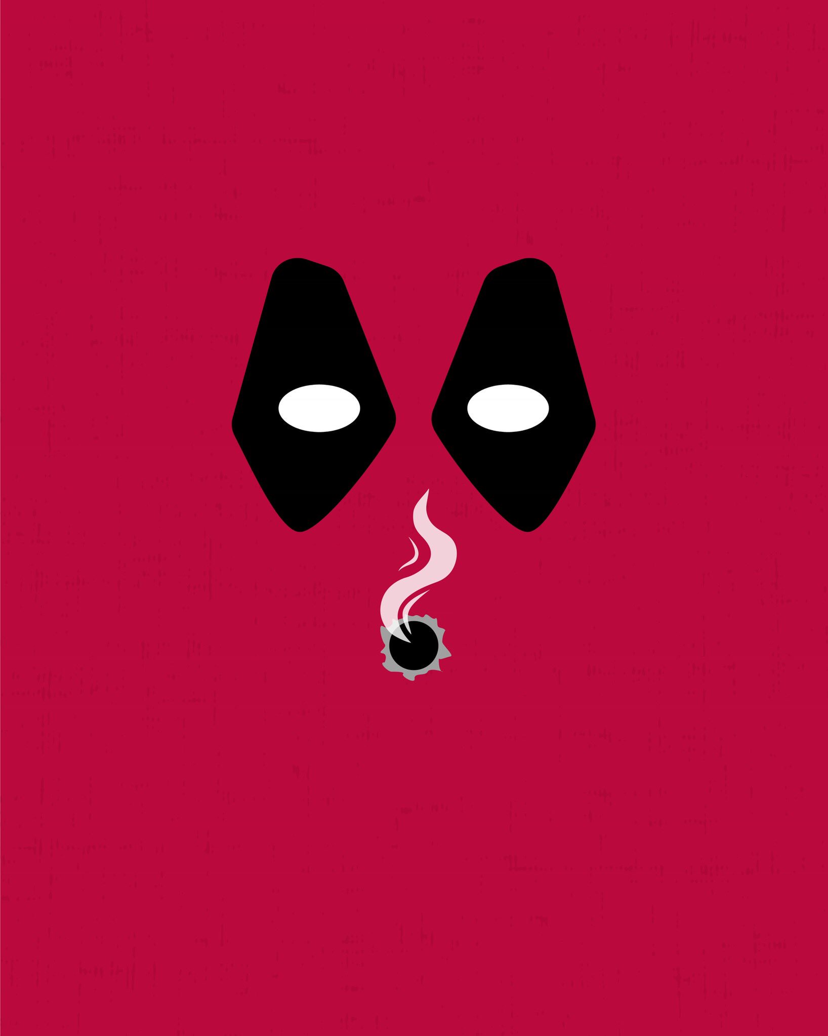 Deadpool Mask Minimalist Wallpapers