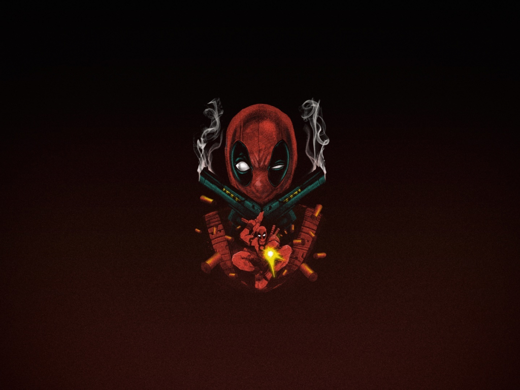 Deadpool Minimal Art Wallpapers