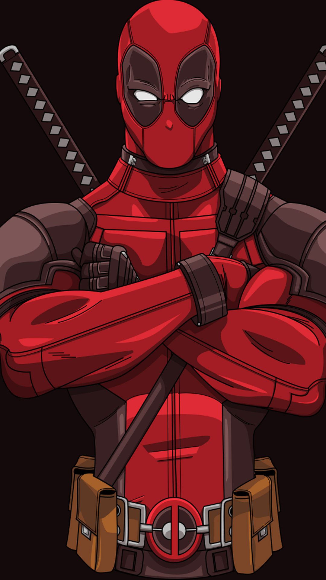 Deadpool Minimal Art Wallpapers