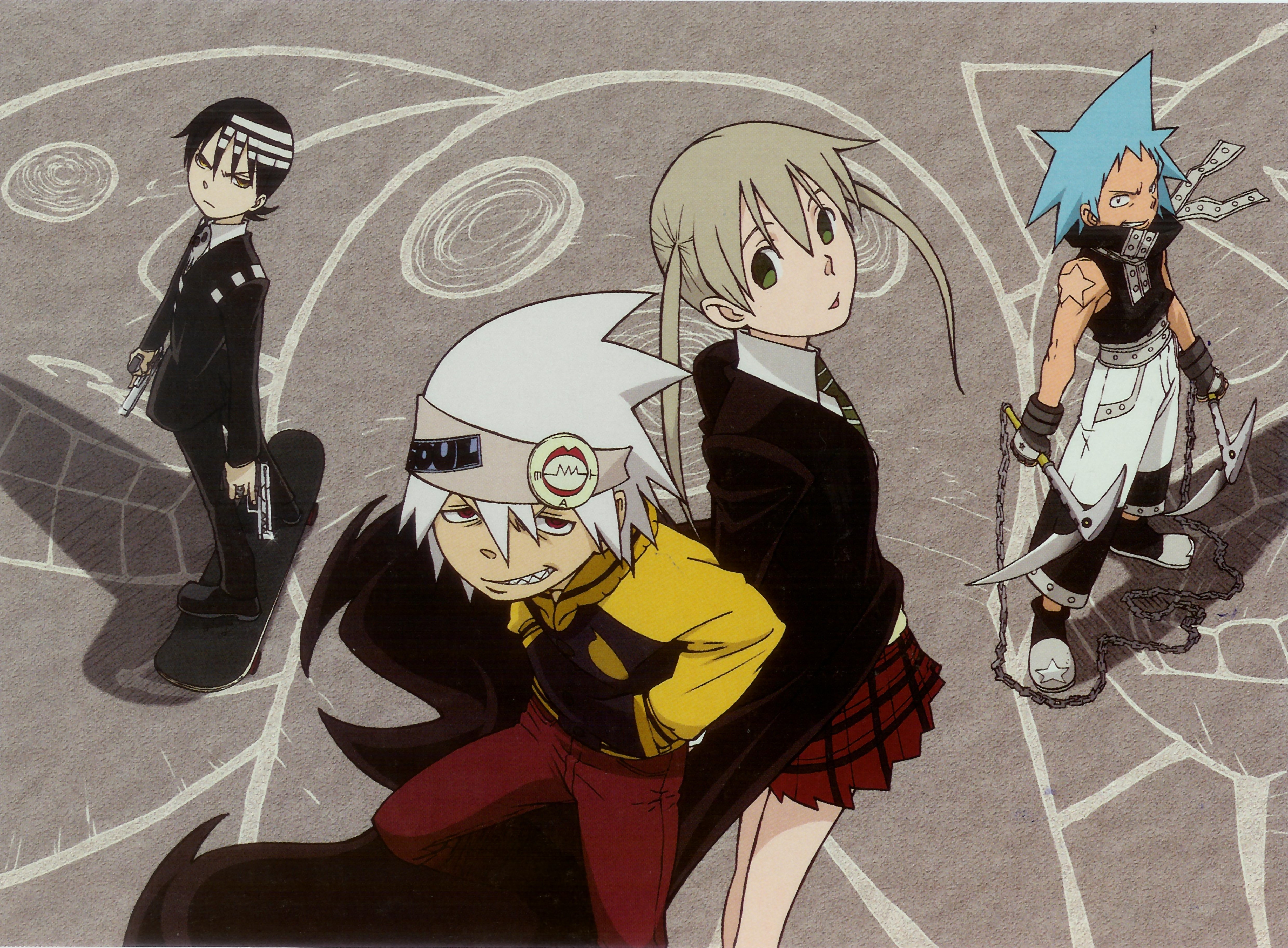 Death The Kid Soul Eater Minimal Wallpapers