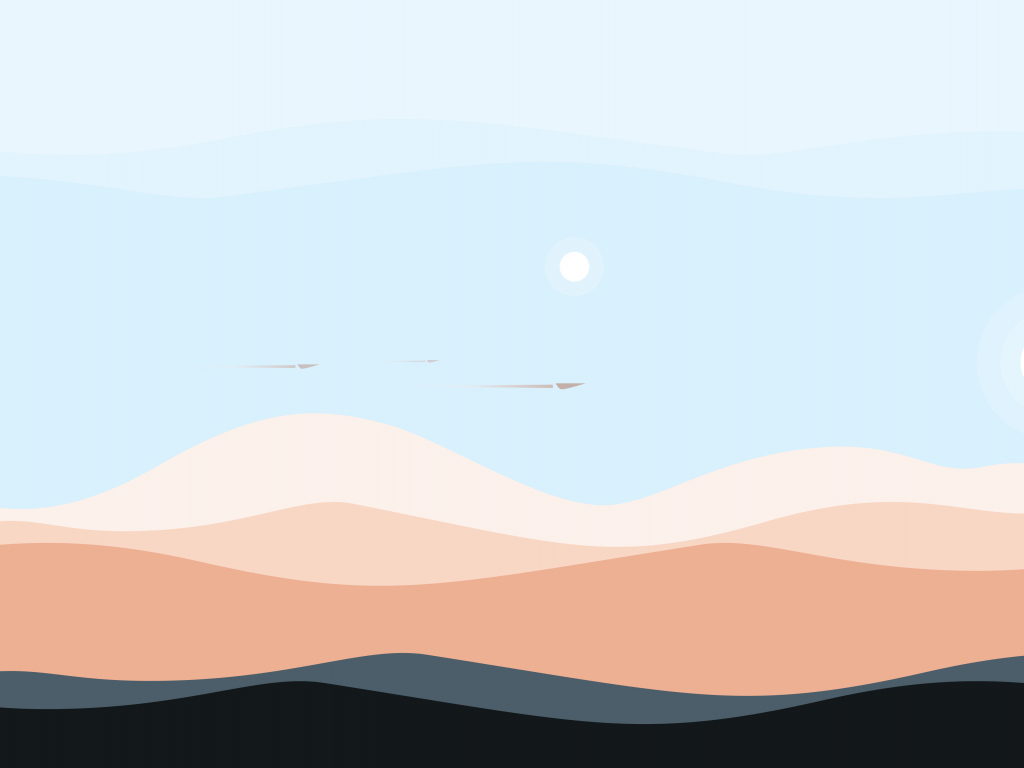 Desert Nights Moon 5K Minimalism Wallpapers