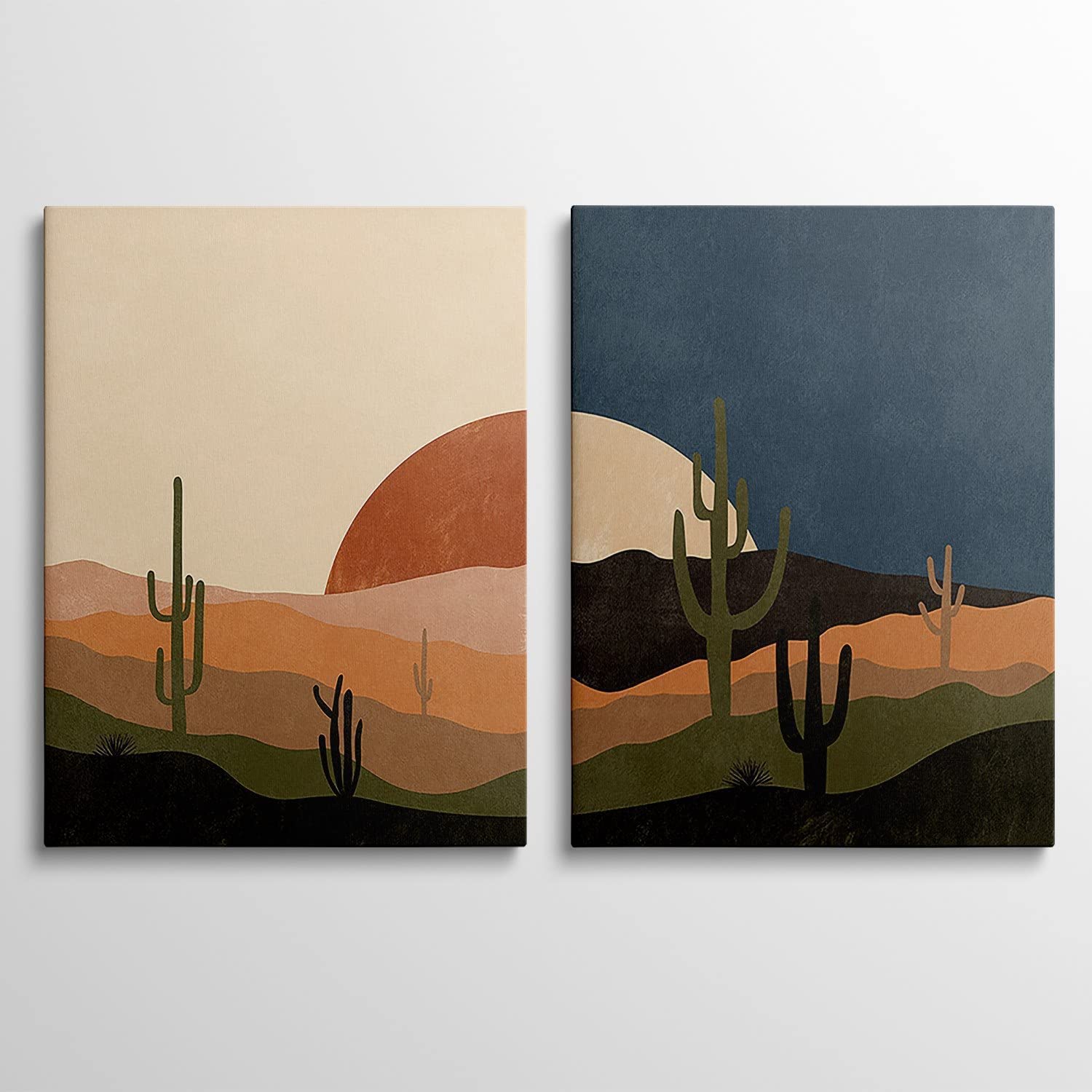 Desert Sun Day Minimalism Wallpapers