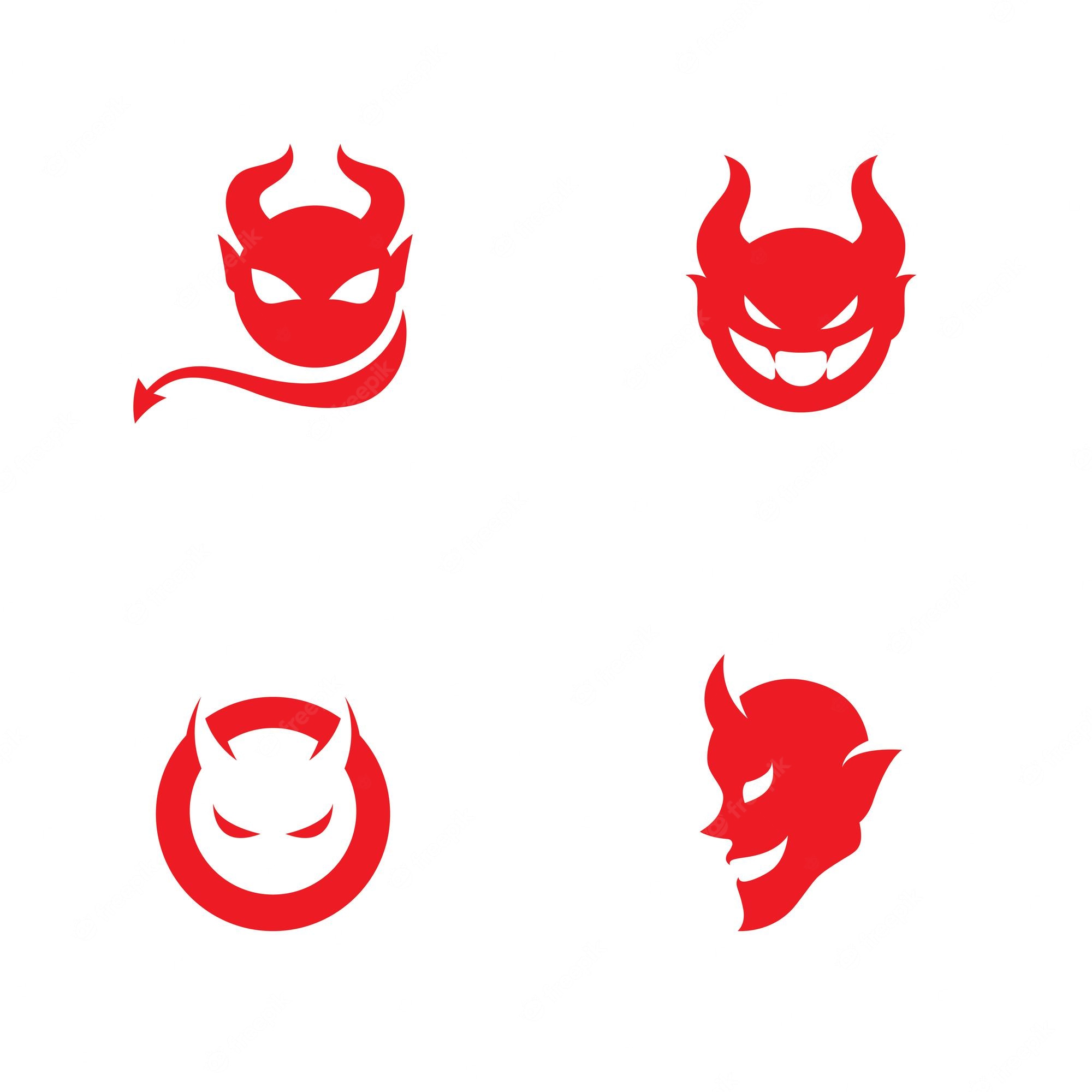 Devil Logo Minimalism Wallpapers