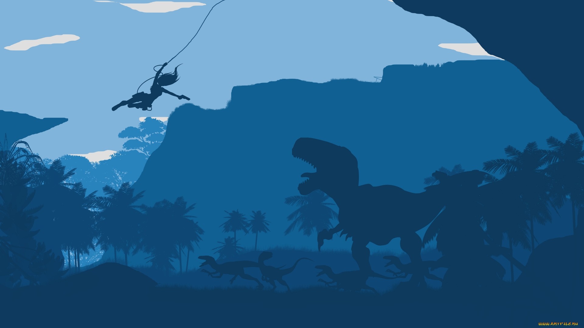 Dinosaur Simple Minimalist Wallpapers