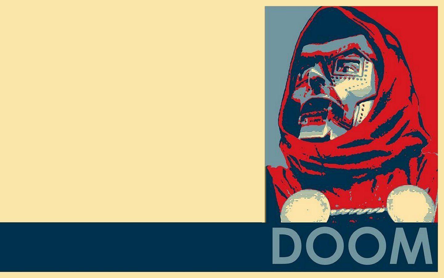 Doctor Doom Minimalism Wallpapers