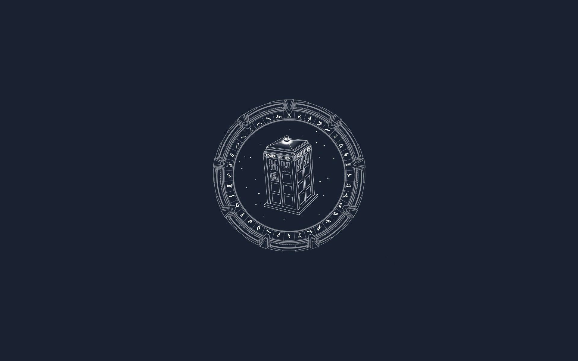 Doctor Who Minimal Art Wallpapers