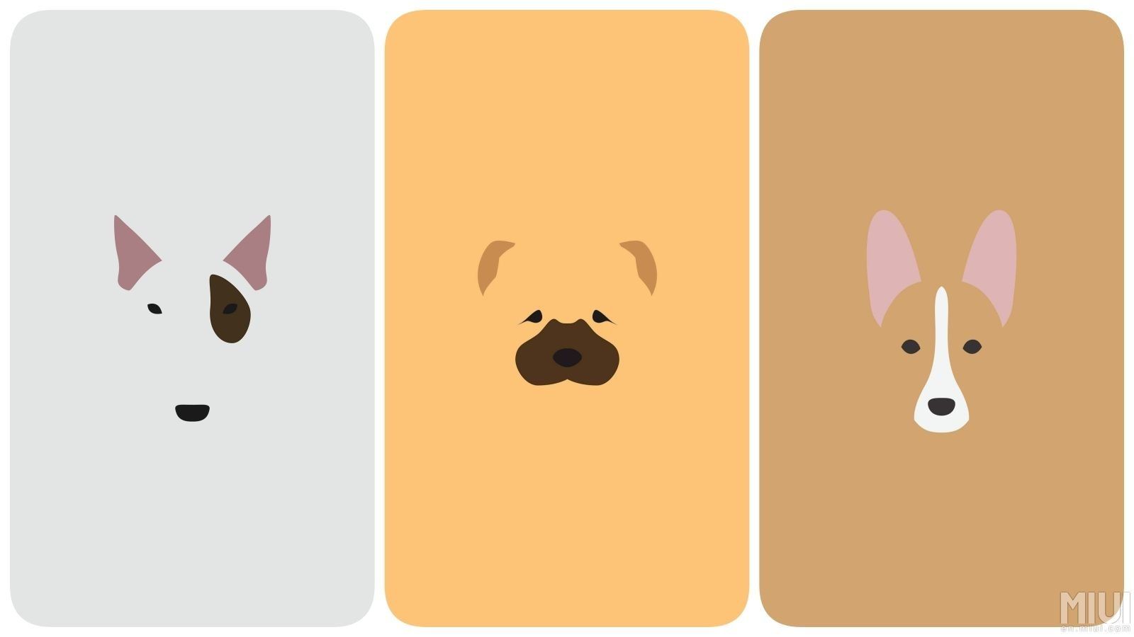 Dog Minimalism Wallpapers