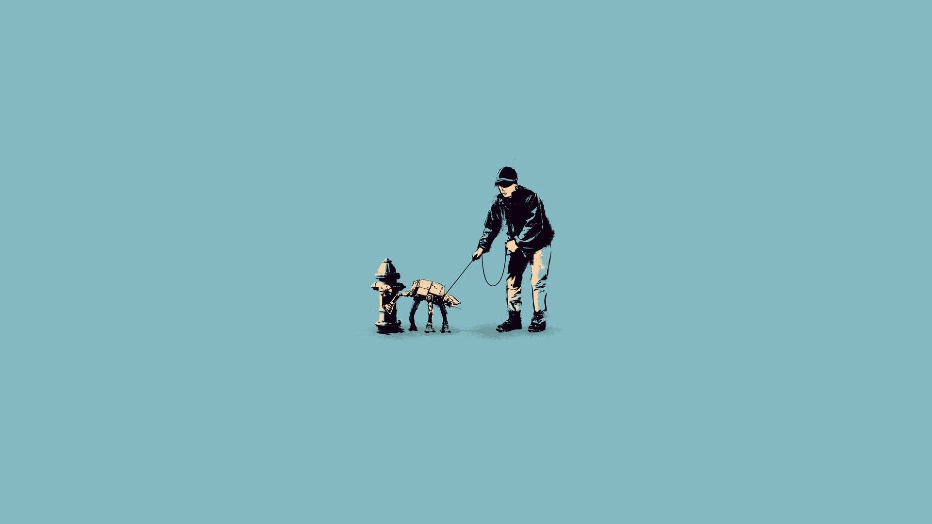 Dog Minimalism Wallpapers