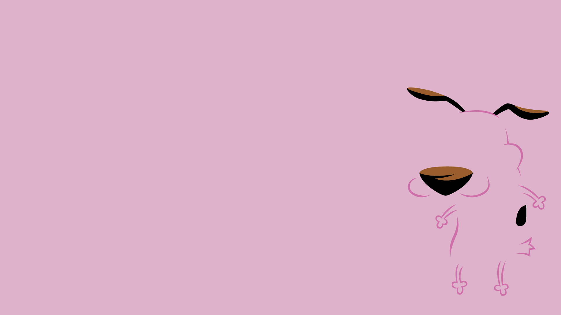 Dog Minimalism Wallpapers