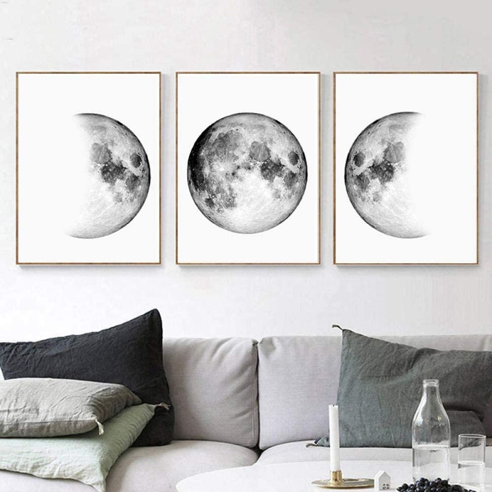 Earth &Amp; Moon Artistic Minimal Wallpapers