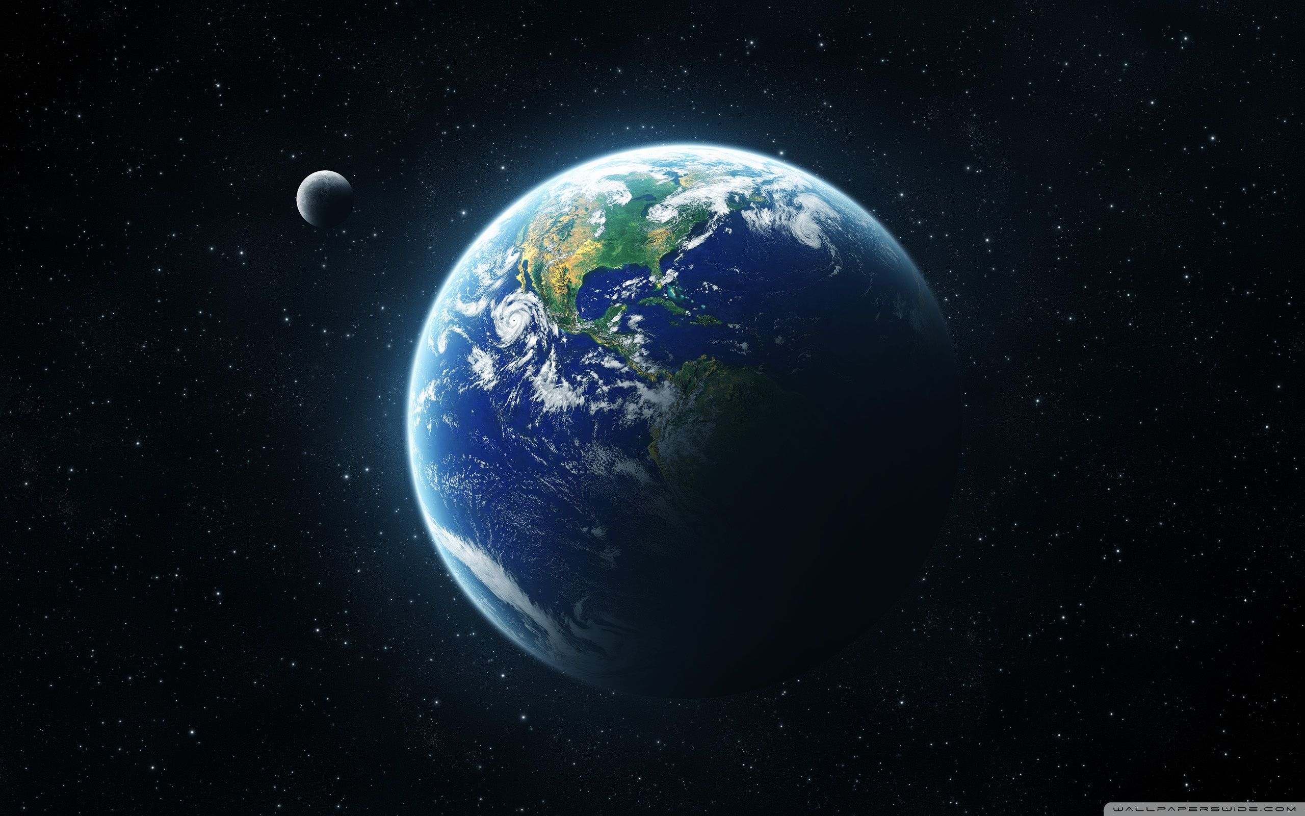 Earth And Moon Freindship Wallpapers