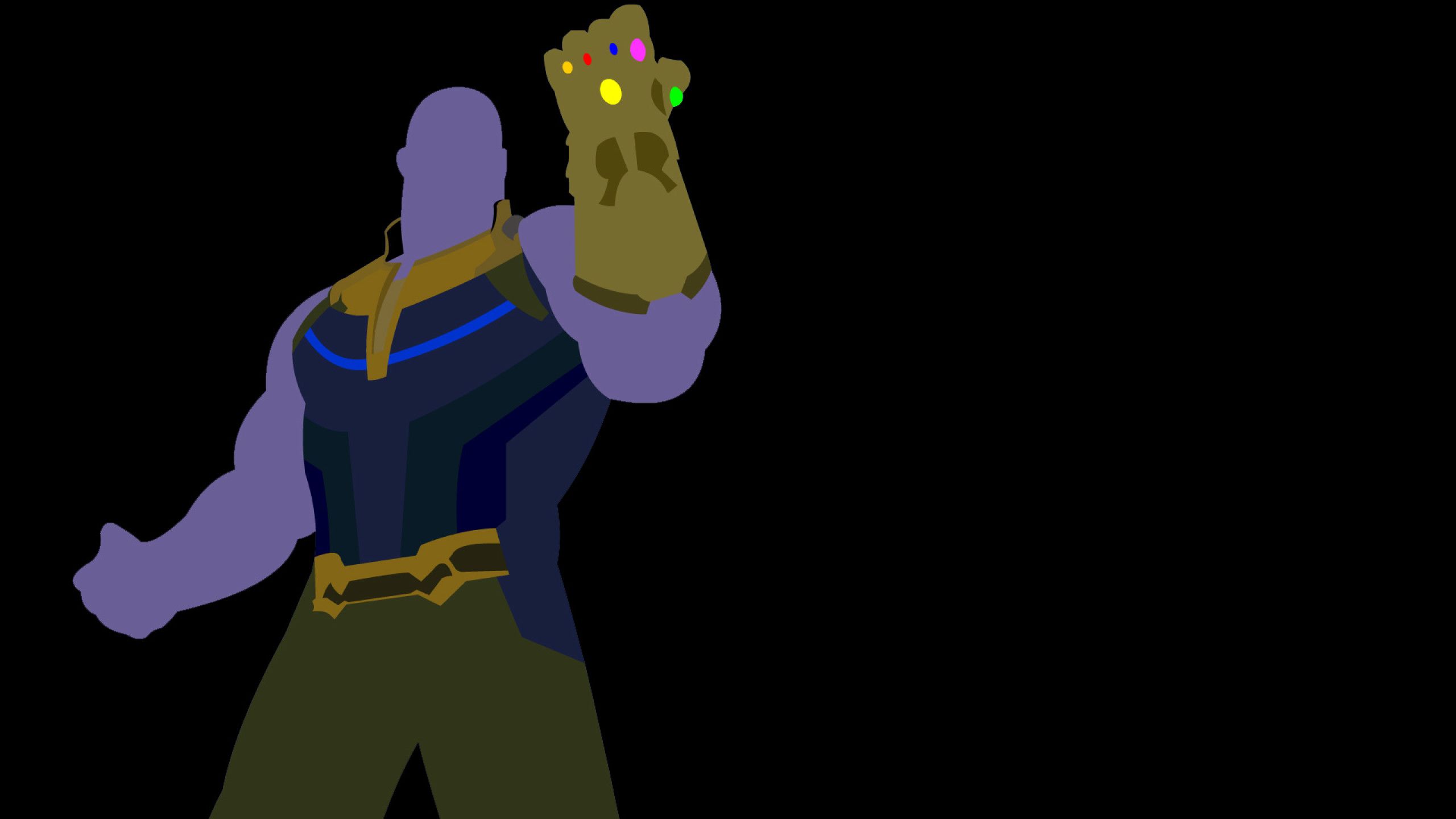 Endgame Thanos Minimal Wallpapers