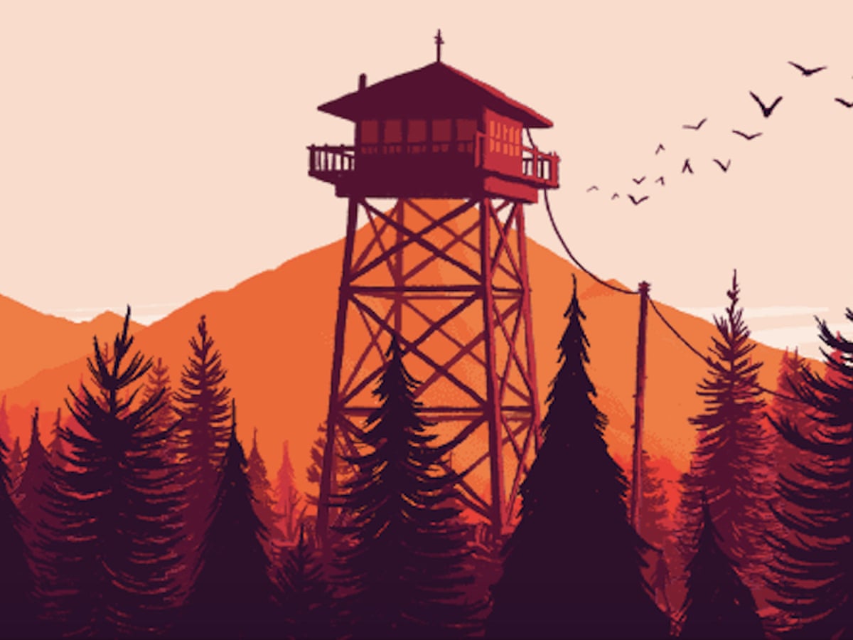 Firewatch Sunrise Minimal Wallpapers