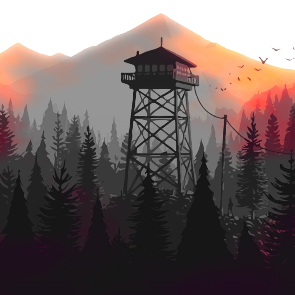 Firewatch Sunrise Minimal Wallpapers