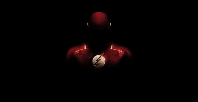 Flash 4K Minimal Hd Art Wallpapers