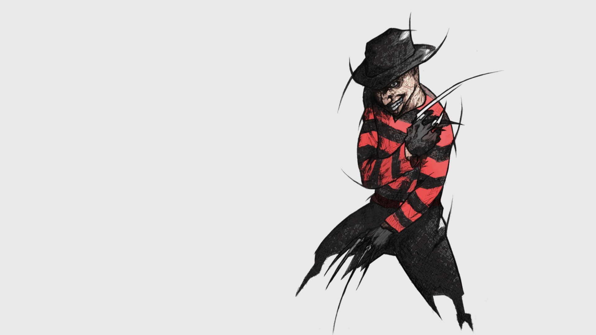 Freddy Krueger Minimal Dead By Daylight Game Art Wallpapers