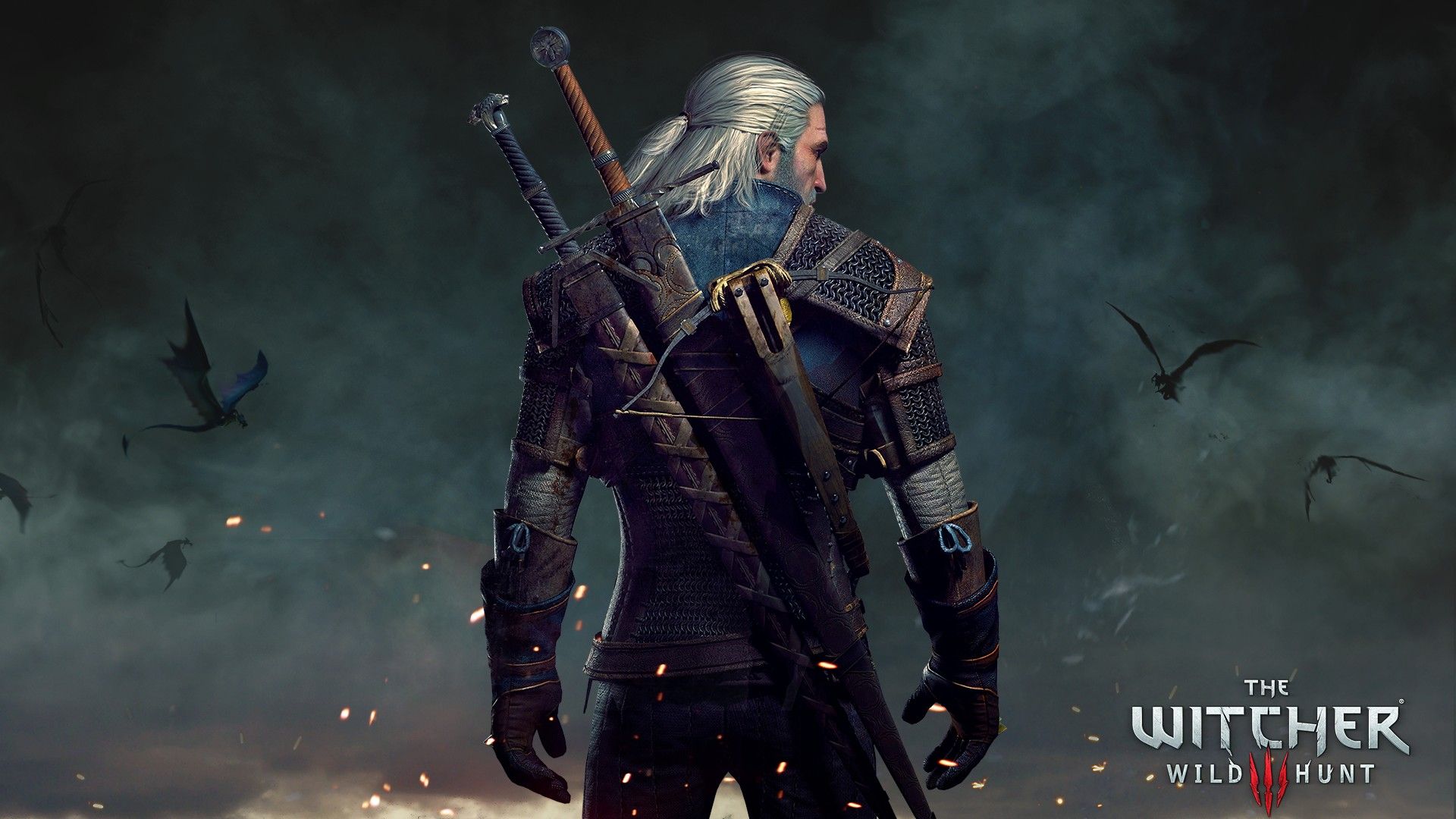 Geralt Witcher Minimal 4K Wallpapers