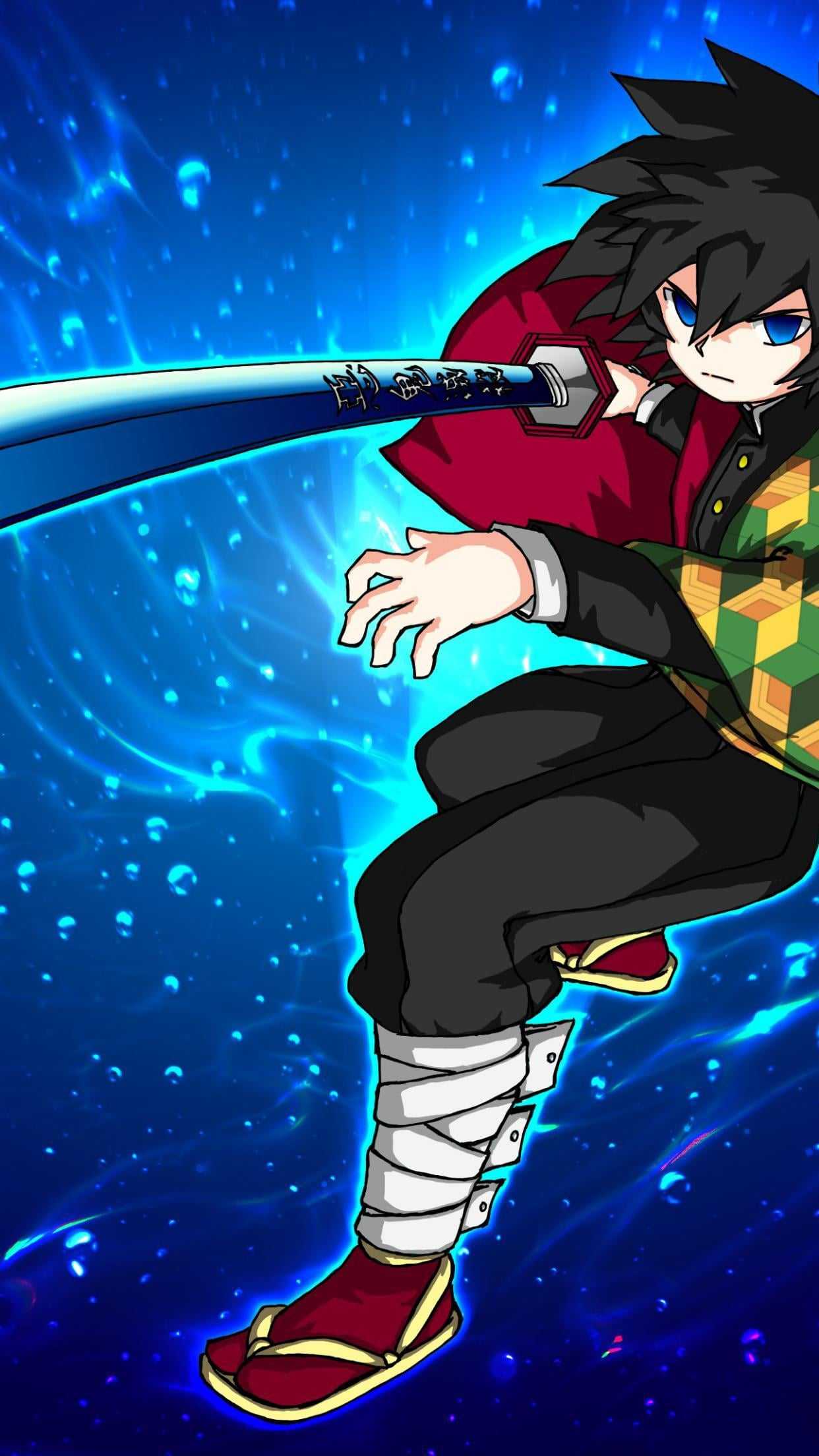 Giyuu Tomioka Kimetsu No Yaiba Minimal Wallpapers