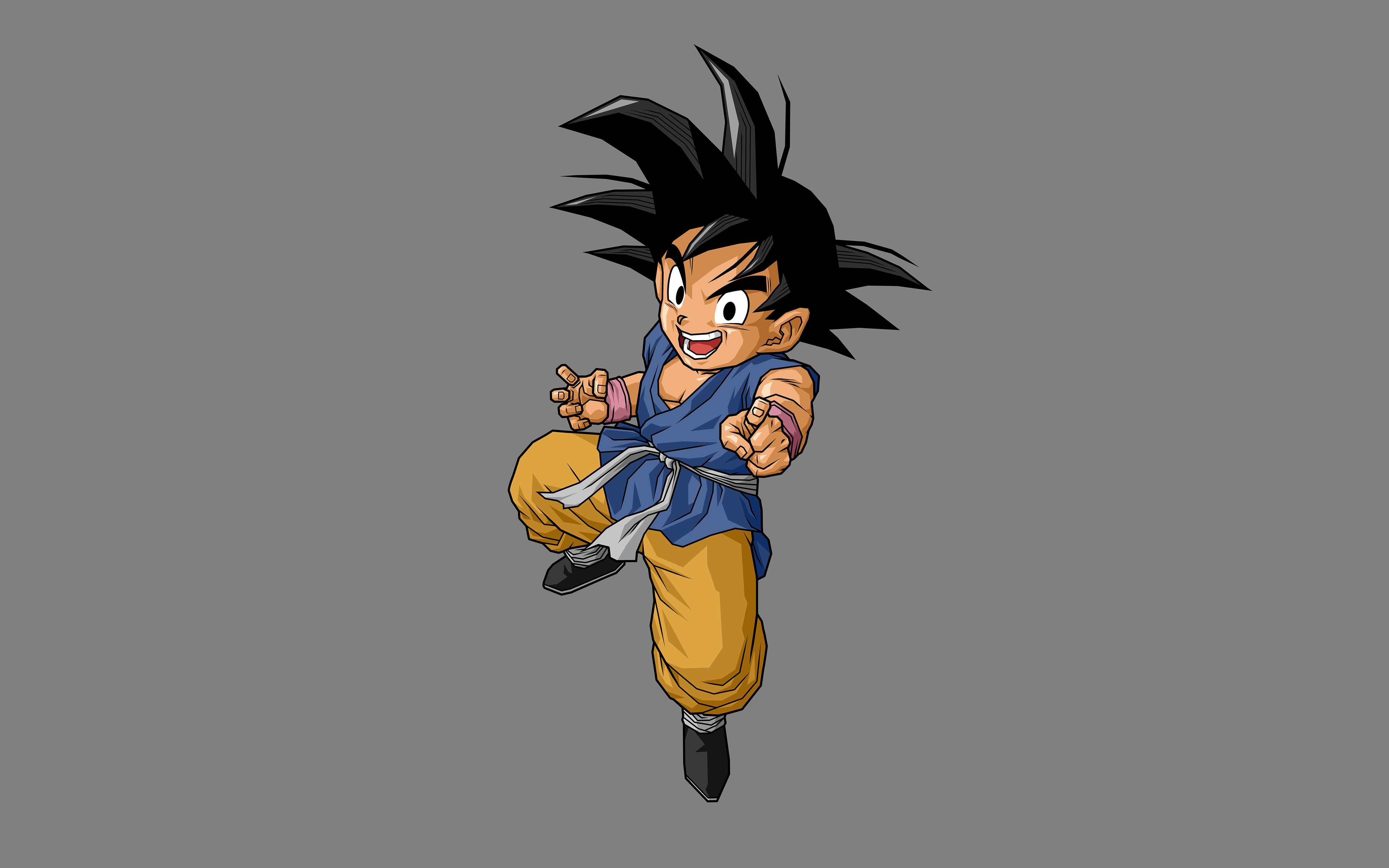 Goku 4K Minimal Wallpapers