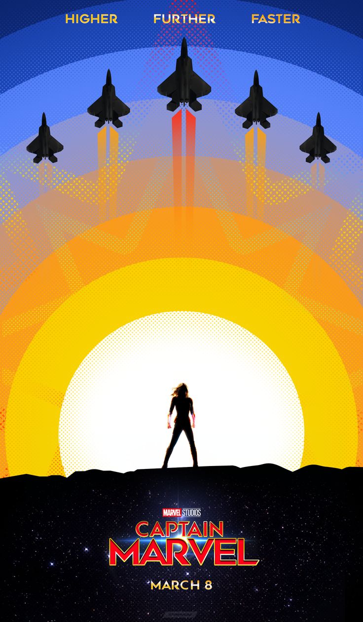 Higher Further Faster Minimal Captain Marvel Wallpapers