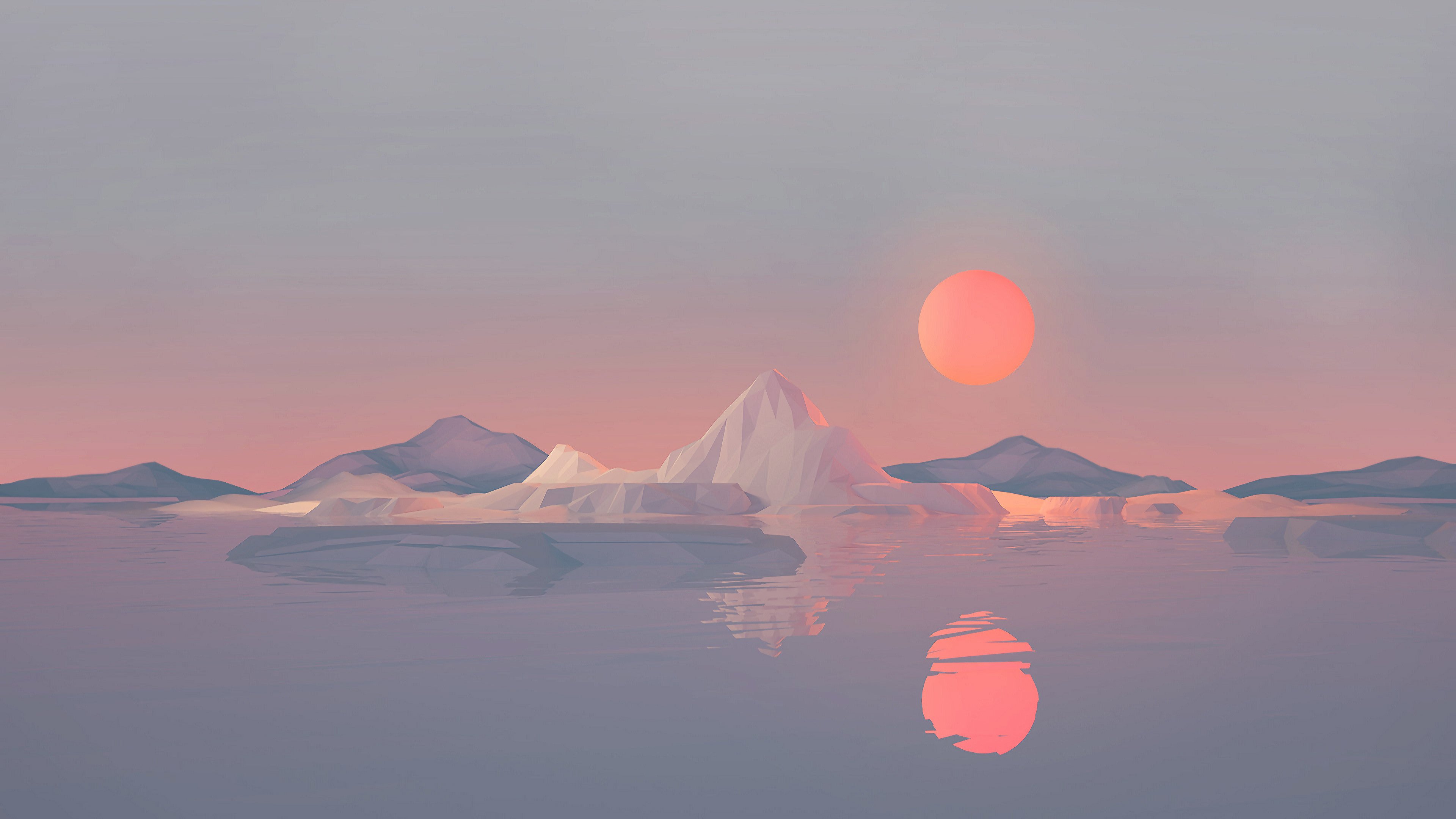 Iceberg Minimal Wallpapers