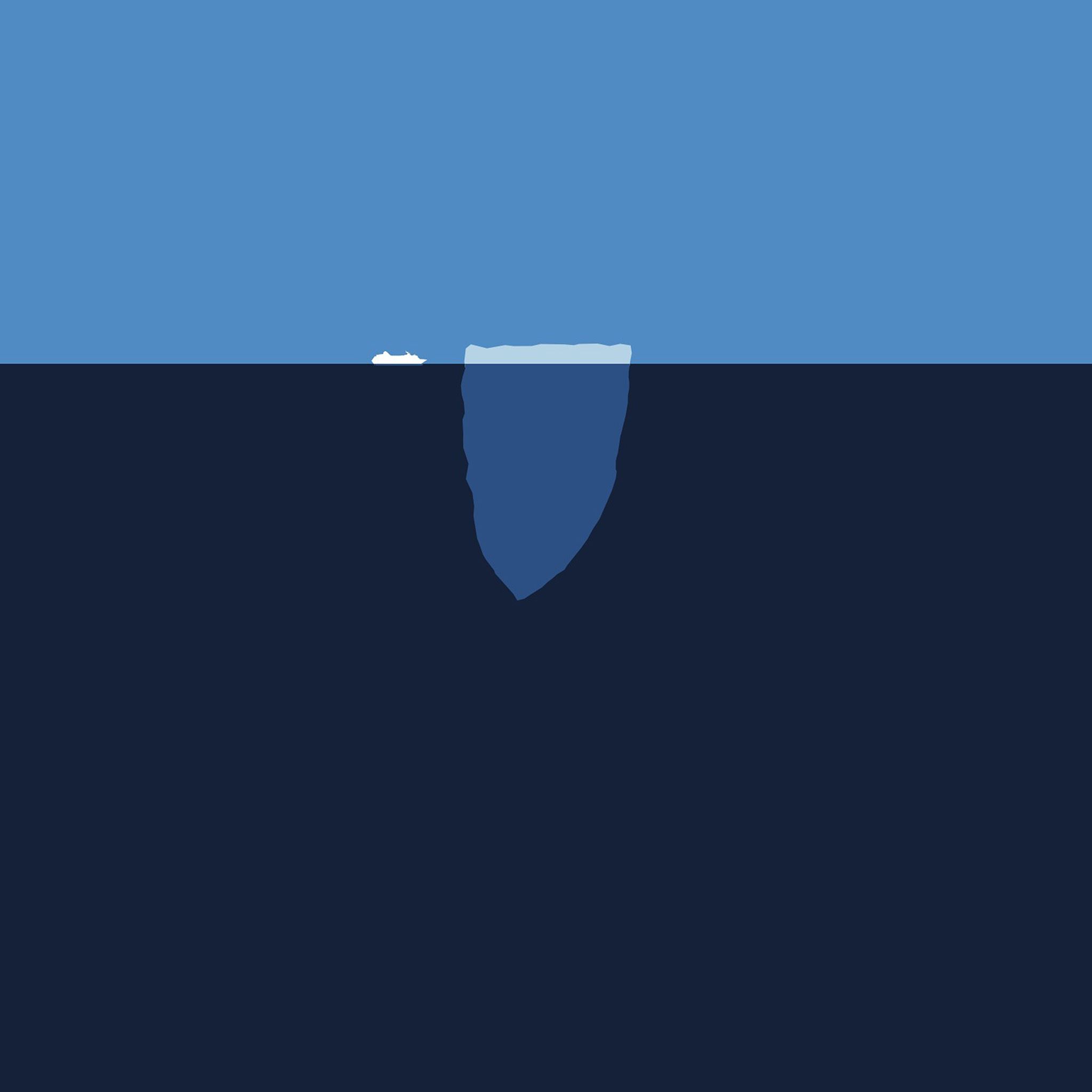 Iceberg Minimal Wallpapers