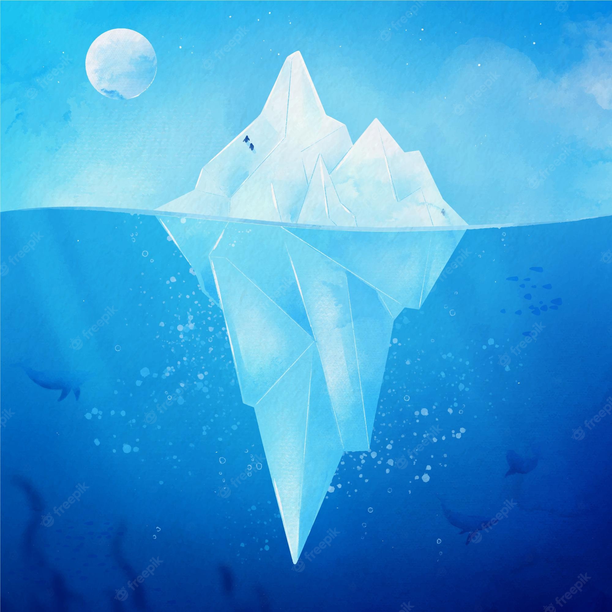 Iceberg Minimal Wallpapers