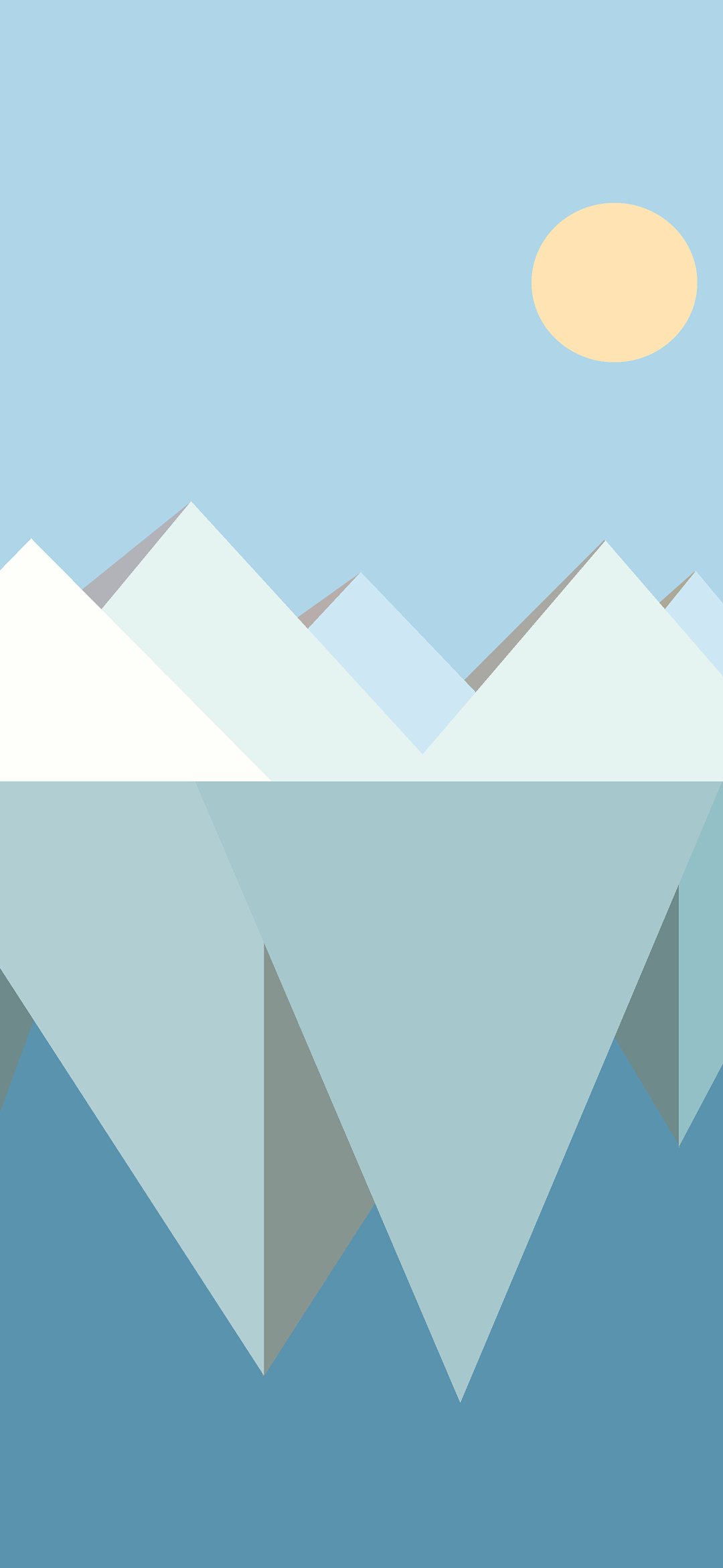 Iceberg Minimal Wallpapers