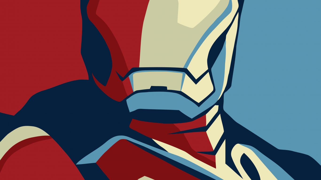 Iron Man Minimalism 2 Wallpapers