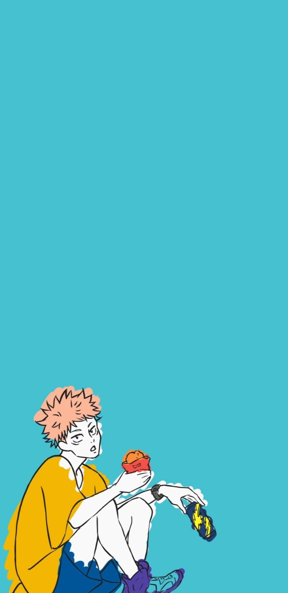 Itadori Yuuji Minimal Wallpapers