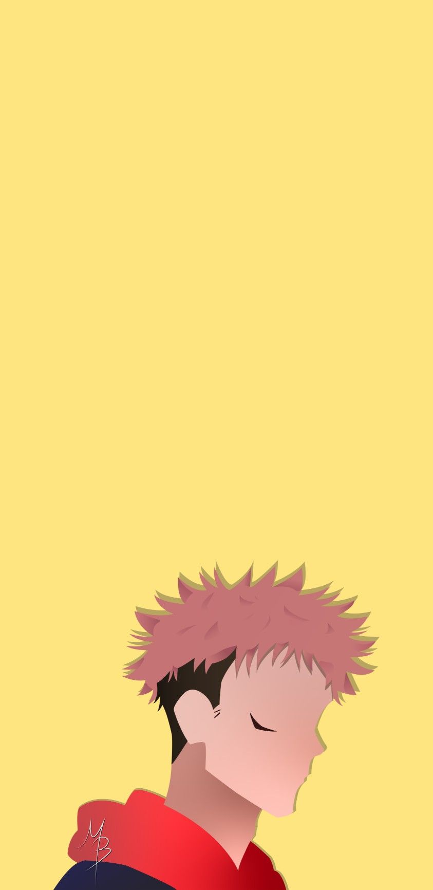 Itadori Yuuji Minimal Wallpapers