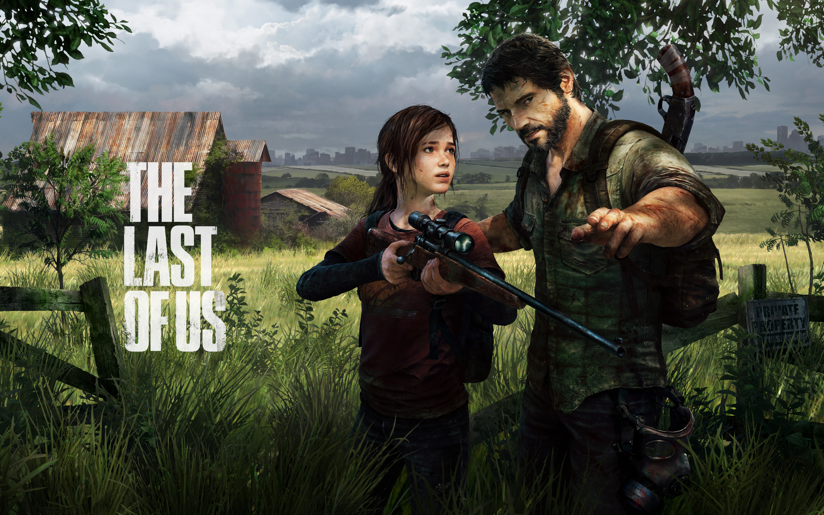 Joel And Ellie The Last Of Us Minimal Wallpapers