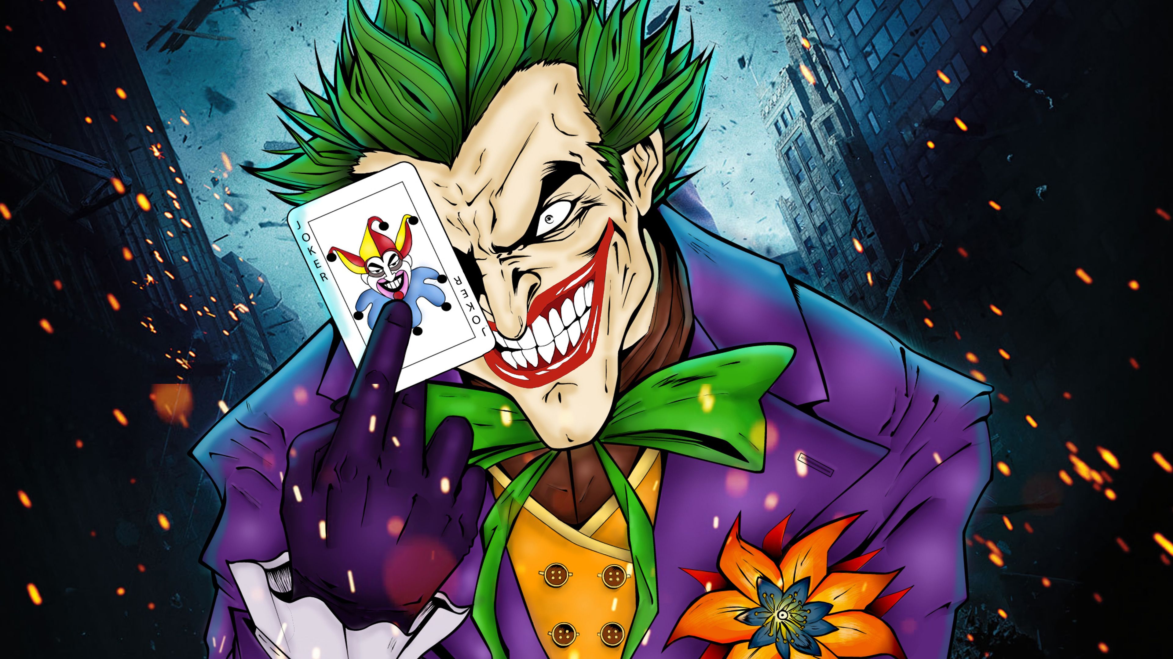 Joker Cartoon Artwork Wallpapers