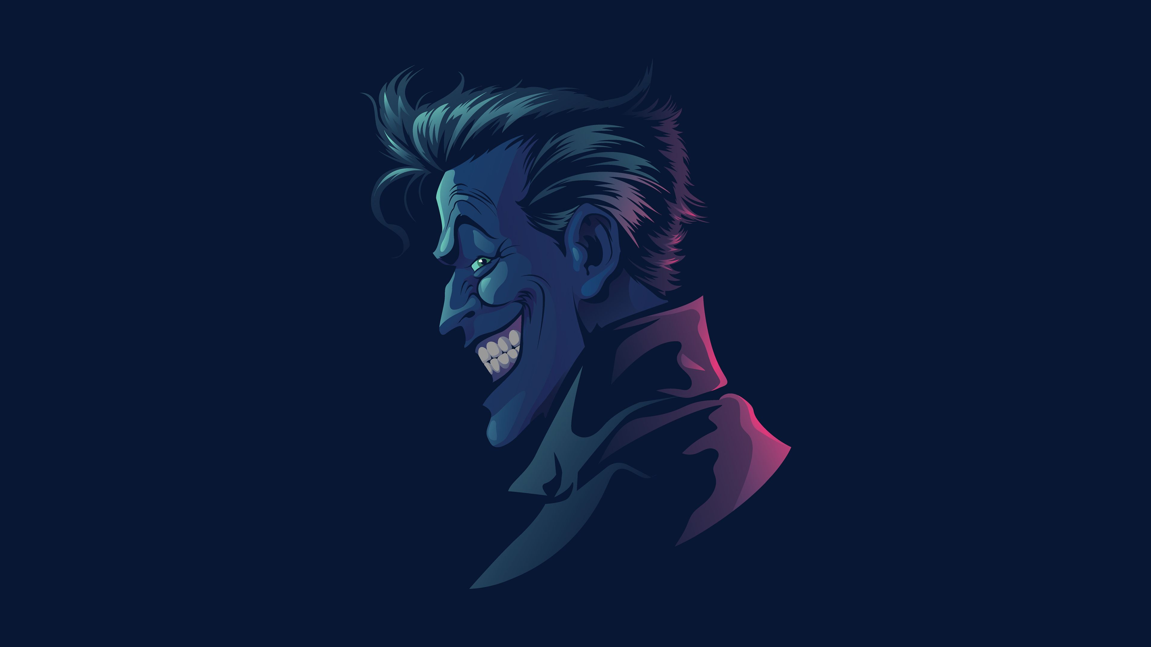 Joker Cool Minimal 4K Art 2021 Wallpapers