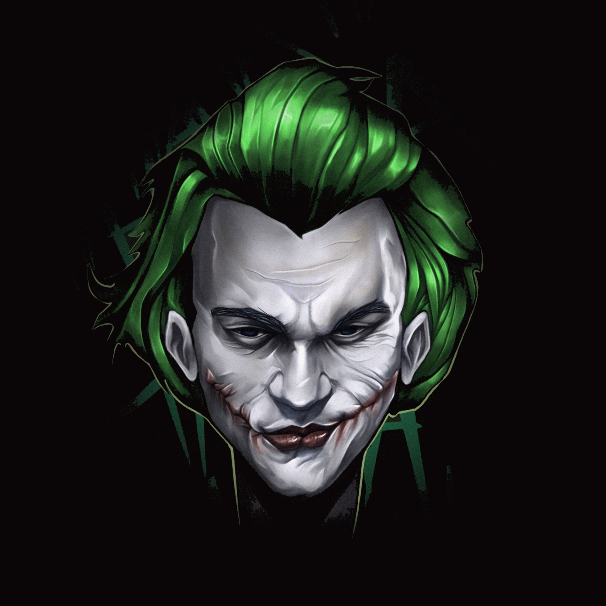 Joker Face Minimal Wallpapers