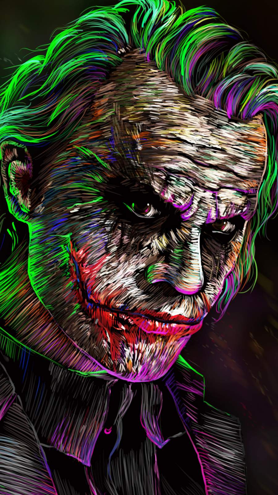 Joker Face Minimal Wallpapers