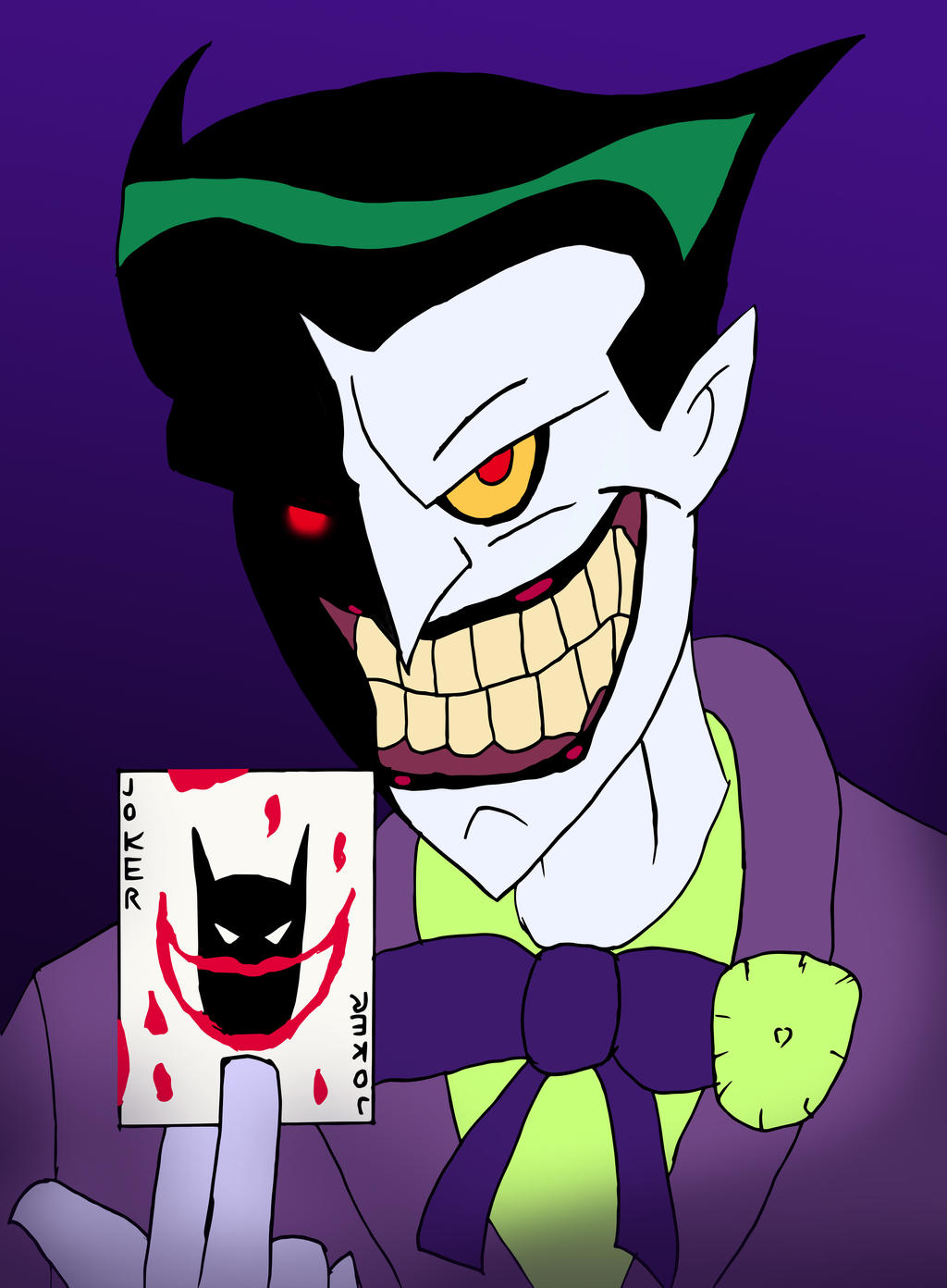Joker Headshot Minimal Wallpapers