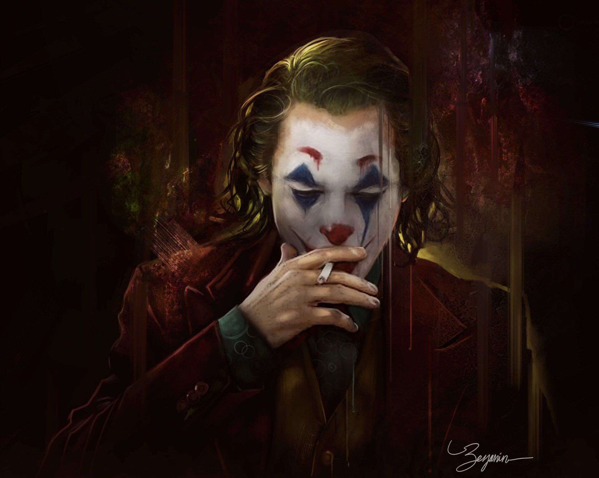 Joker Smoking Wallpapers