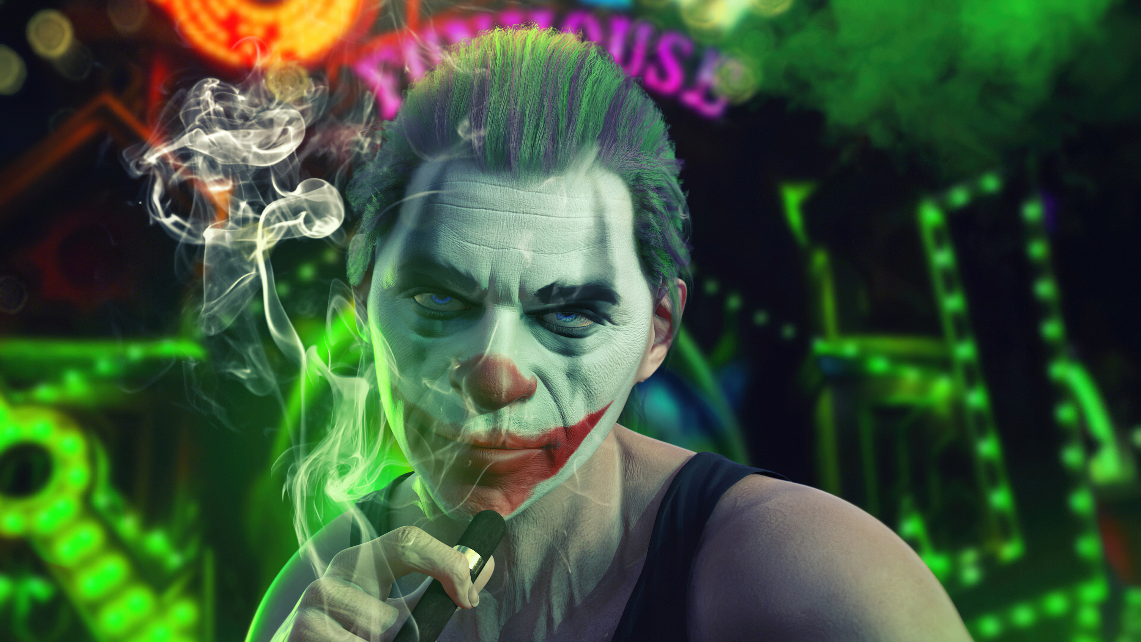 Joker Smoking Wallpapers