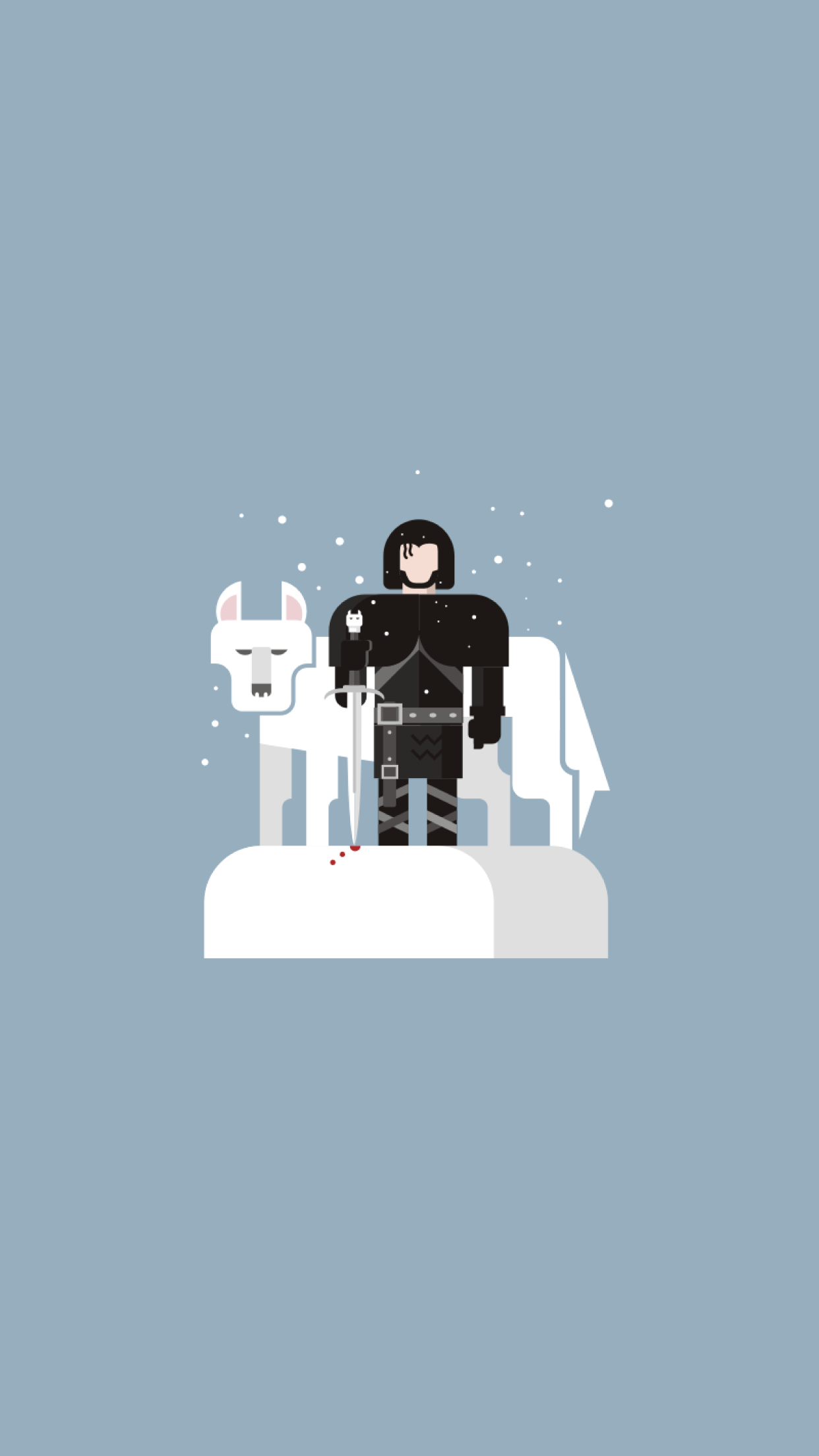 Jon Snow Minimalism Wallpapers