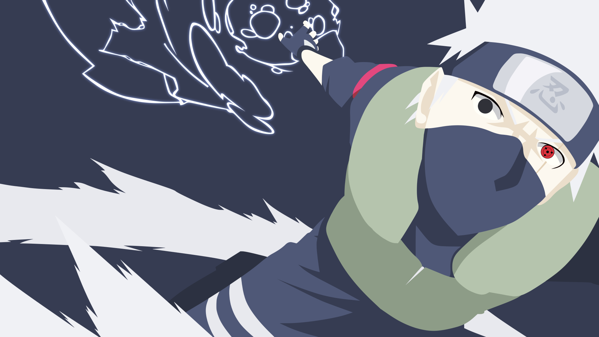 Kakashi Hatake Naruto Minimal Wallpapers