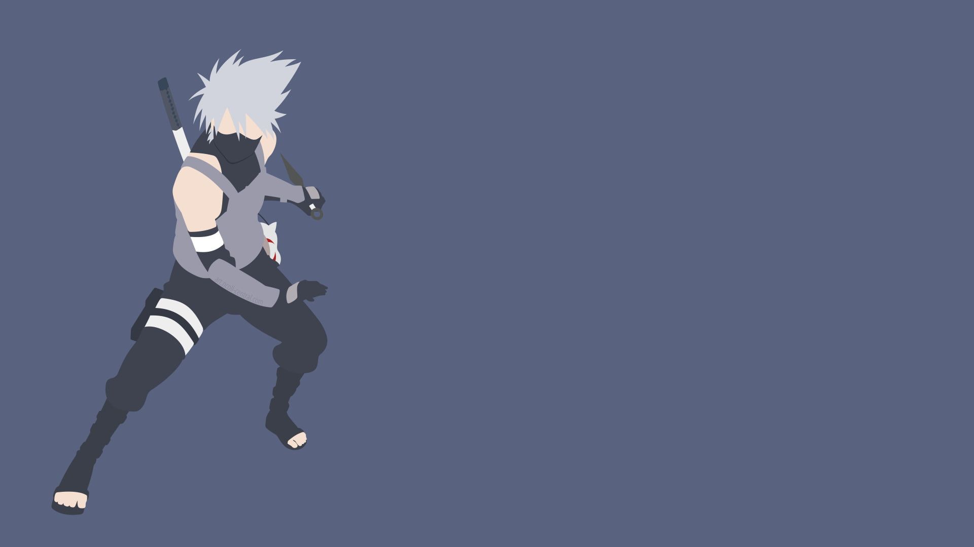 Kakashi Hatake Naruto Minimal Wallpapers