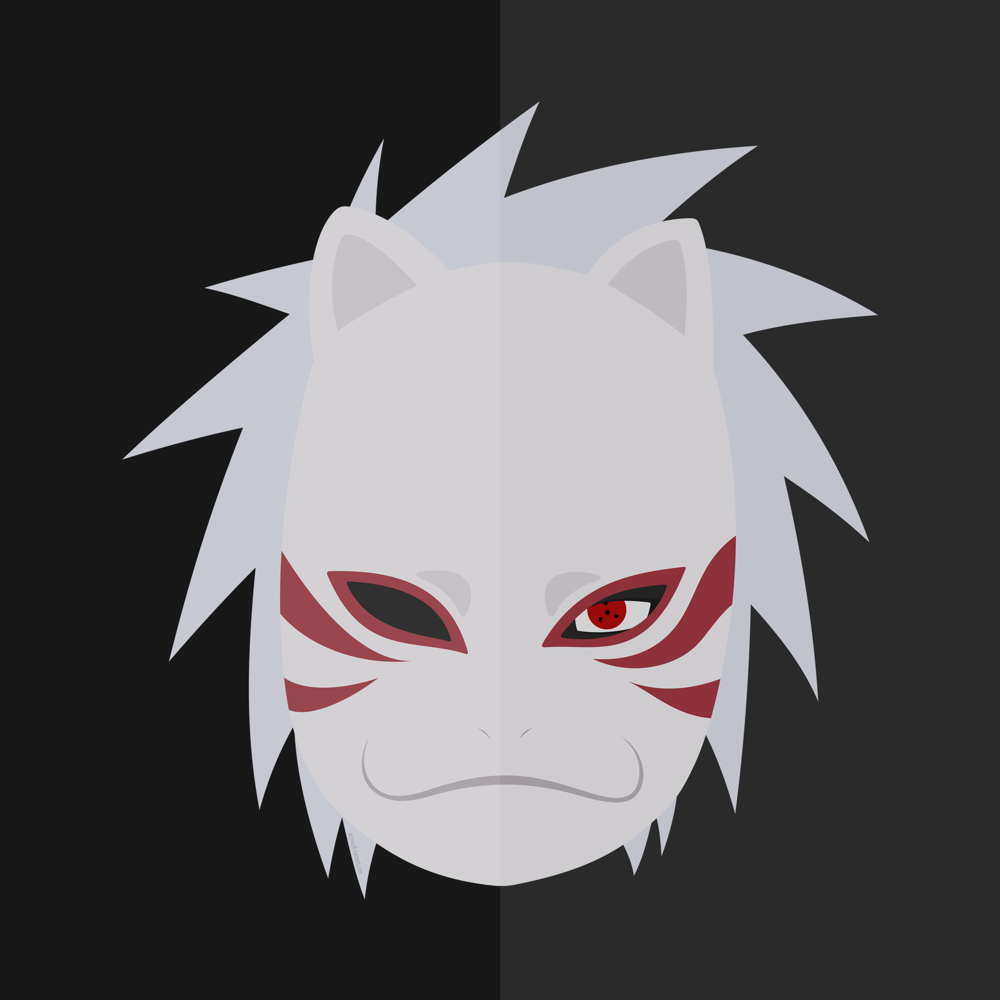 Kakashi Hatake Naruto Minimal Wallpapers