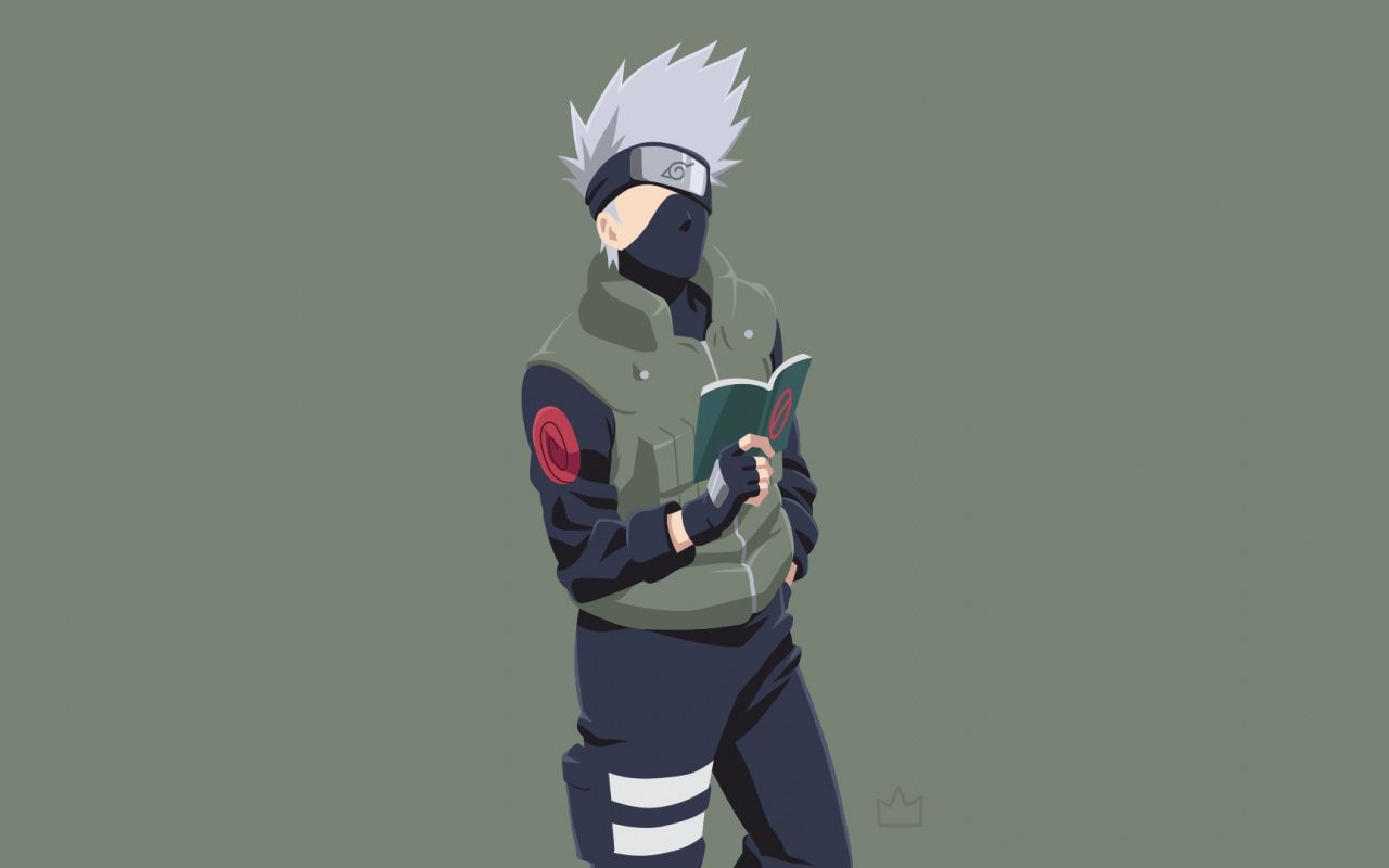 Kakashi Hatake Naruto Minimal Wallpapers