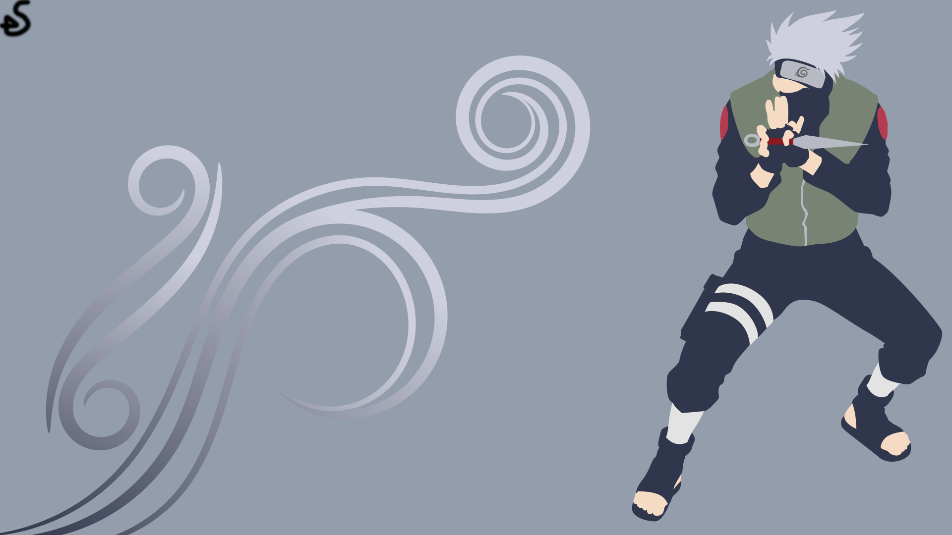 Kakashi Hatake Naruto Minimal Wallpapers