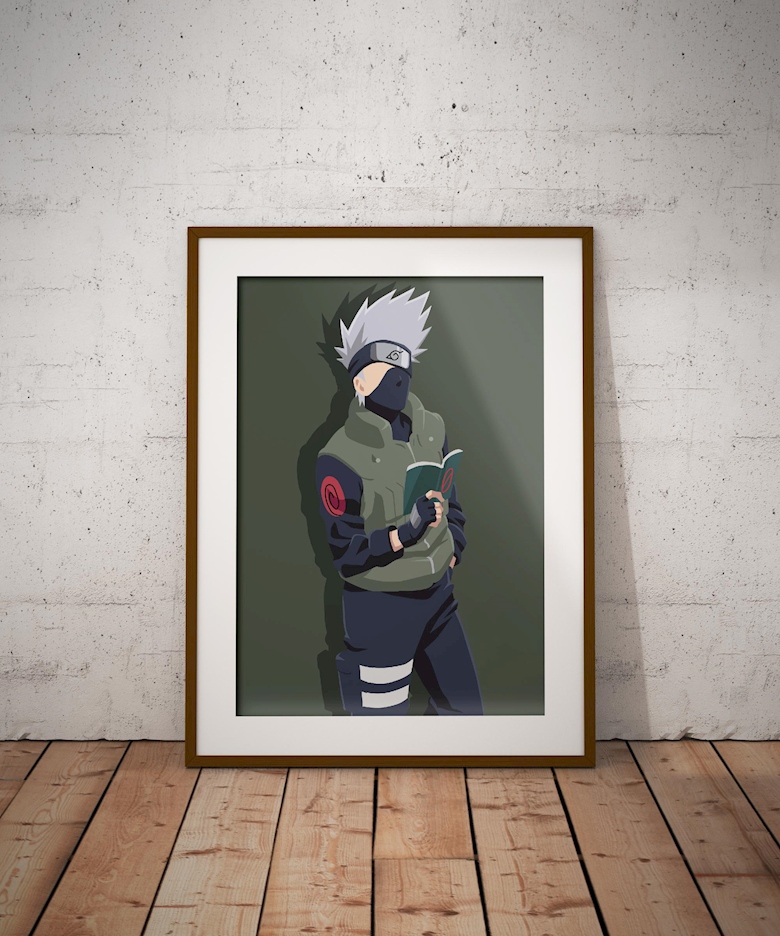 Kakashi Hatake Naruto Minimal Wallpapers