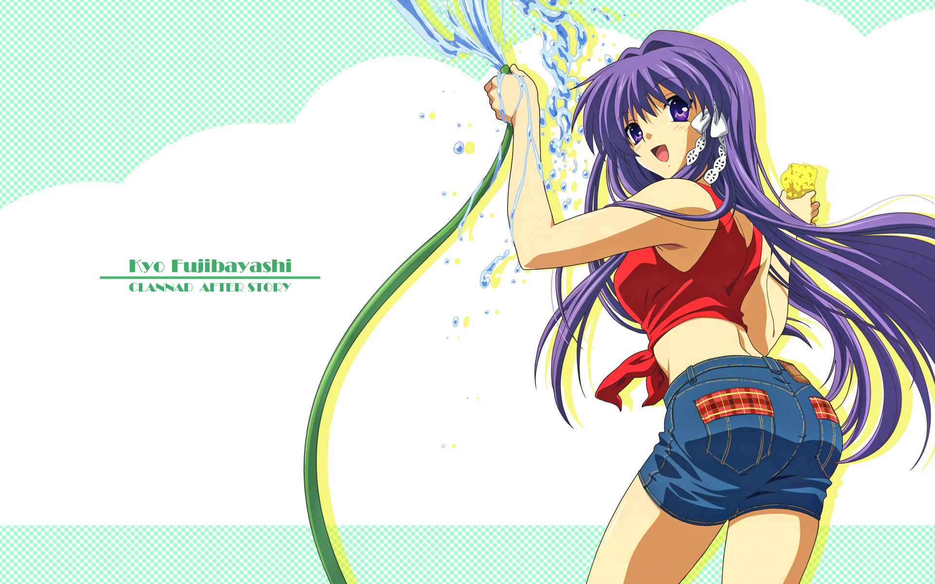 Kyou Fujibayashi Minimal Wallpapers