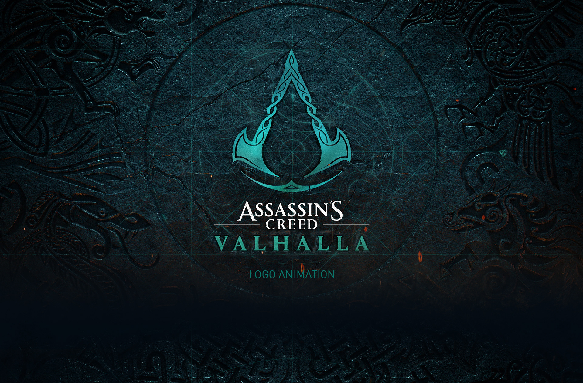 Logo Assassins Creed Valhalla 4K Wallpapers