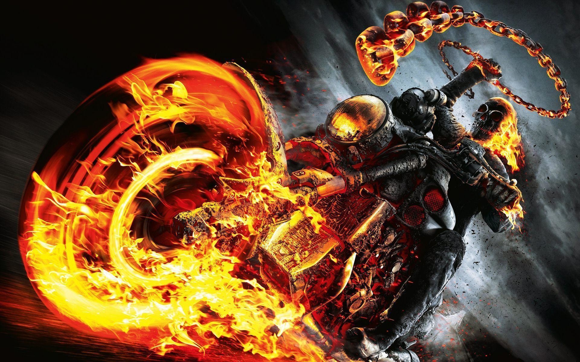 Marvel Ghost Rider Minimalist Wallpapers