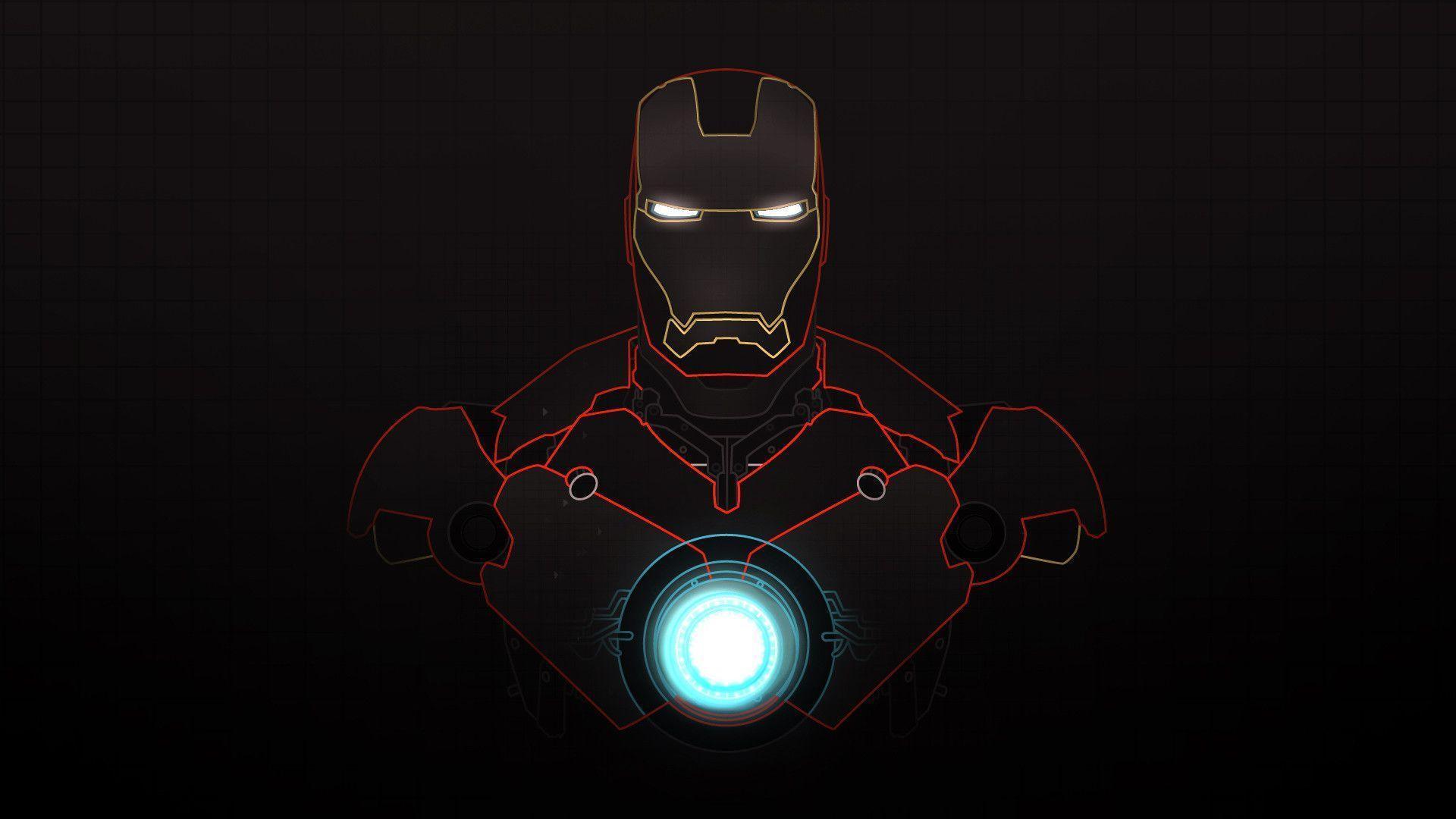 Marvel Iron Man Minimalist Wallpapers